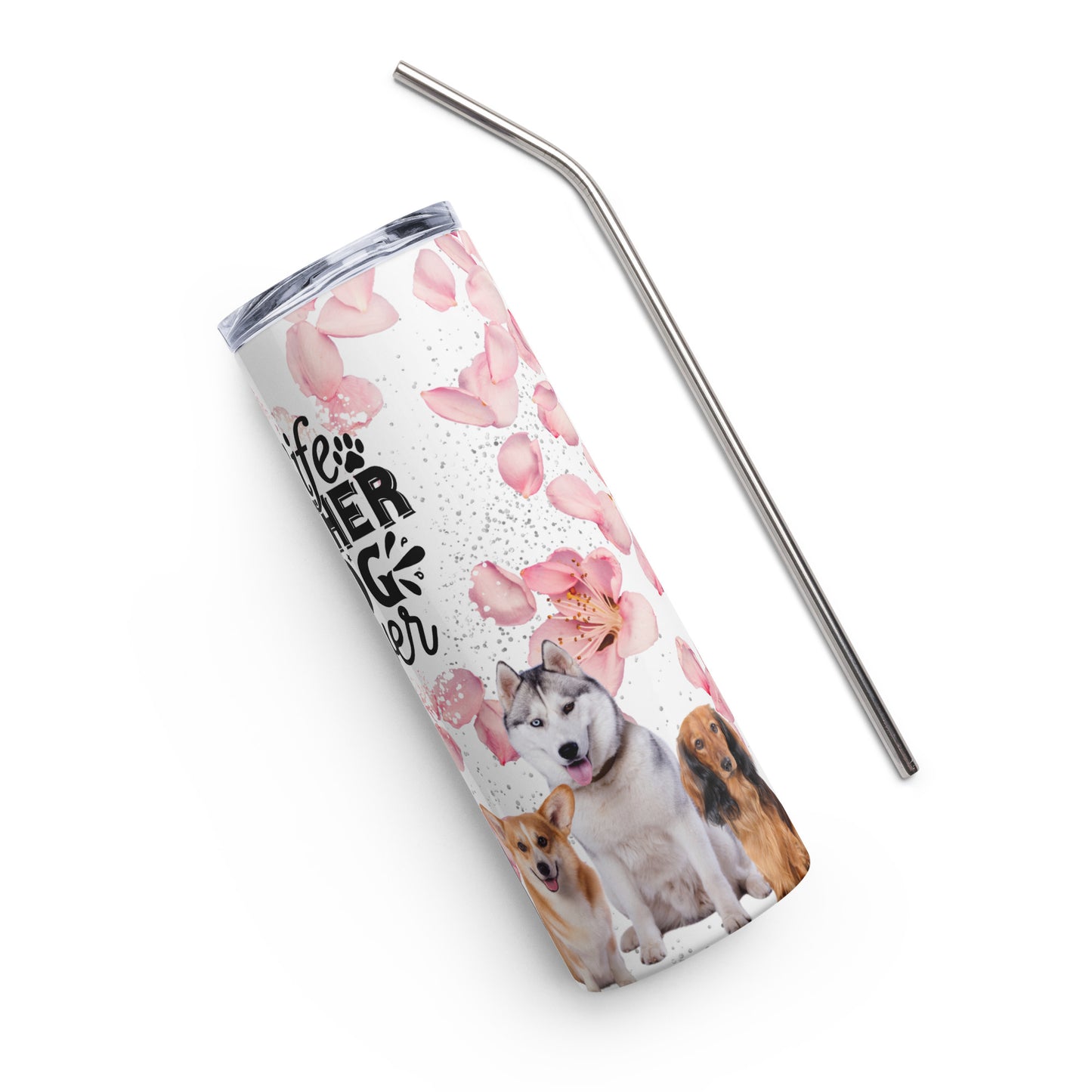 Wife Mother Dog Lover Stainless steel Tumbler