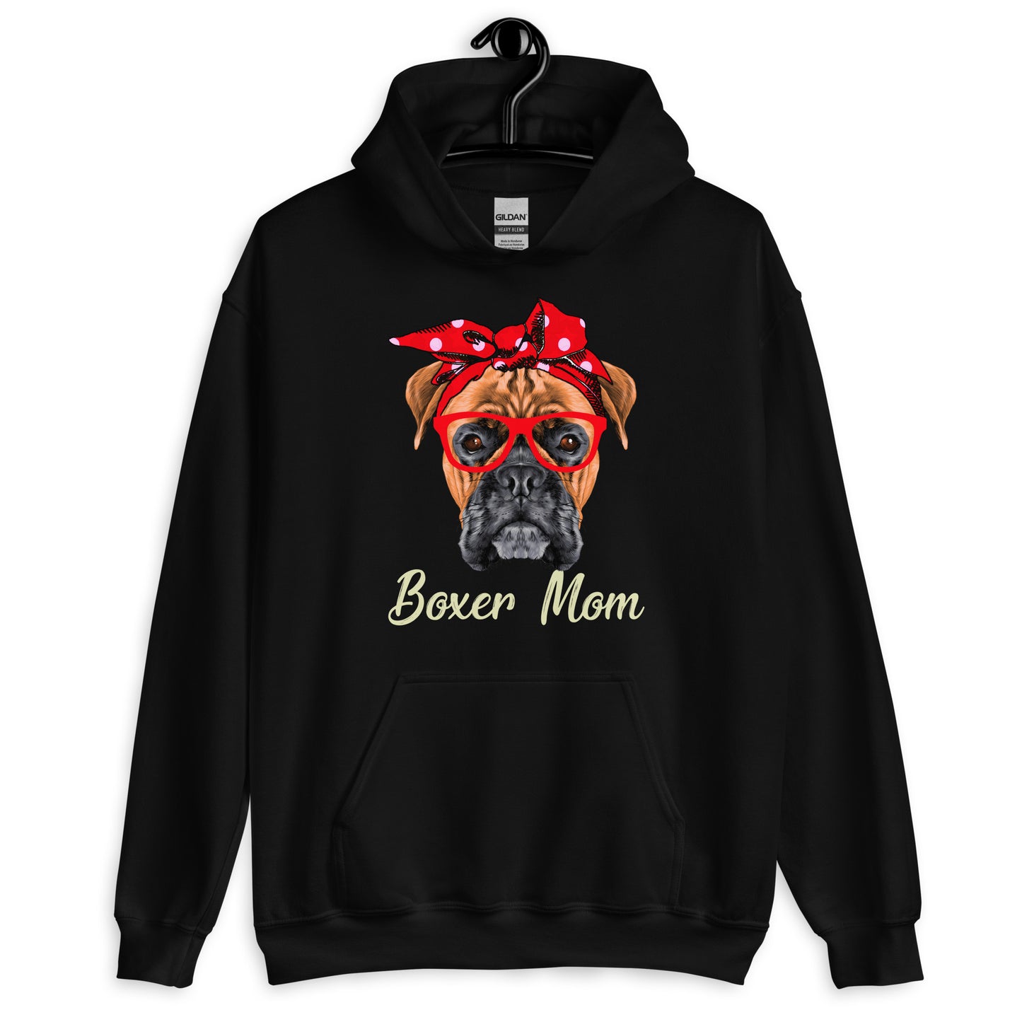 Boxer Dog Mom Hoodie