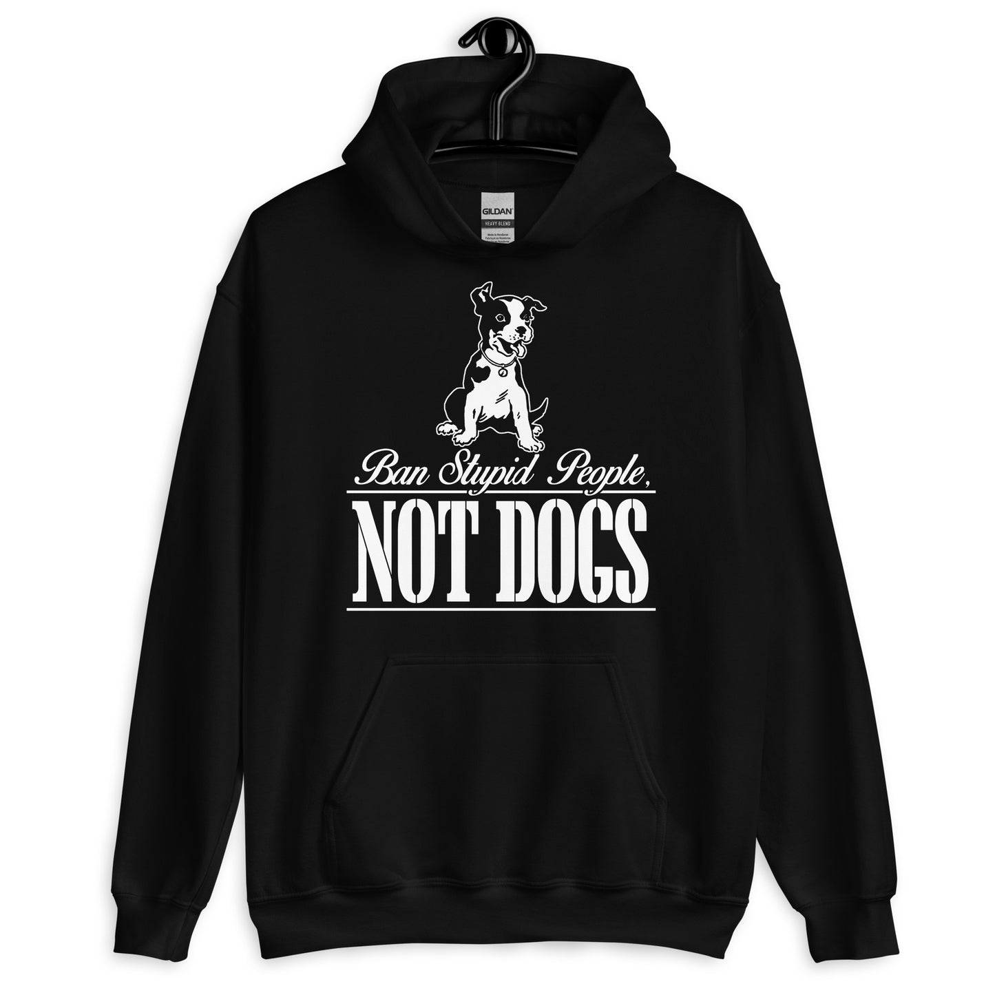Ban Stupid People, Not Dogs Hoodie