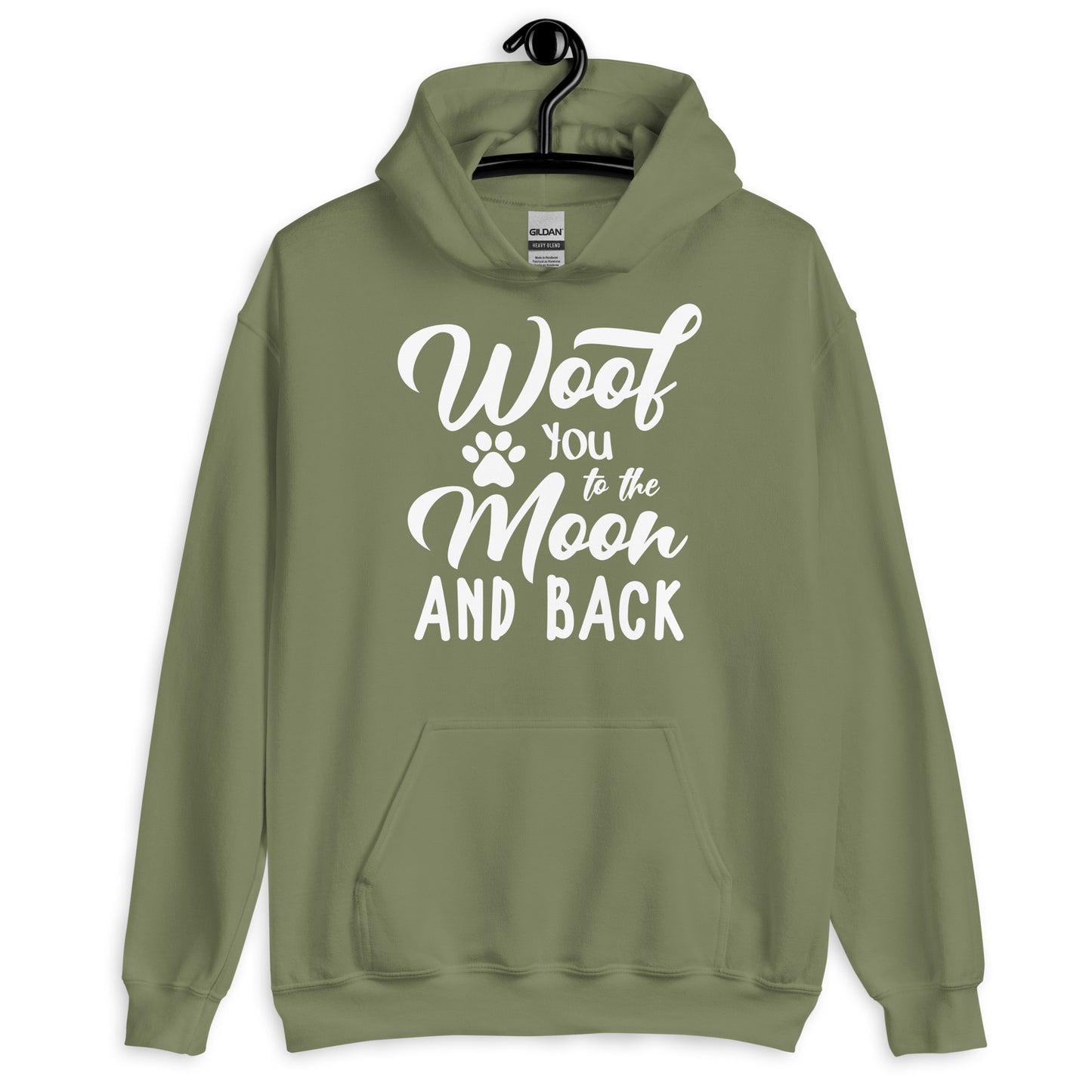 Woof You To The Moon and Back Hoodie