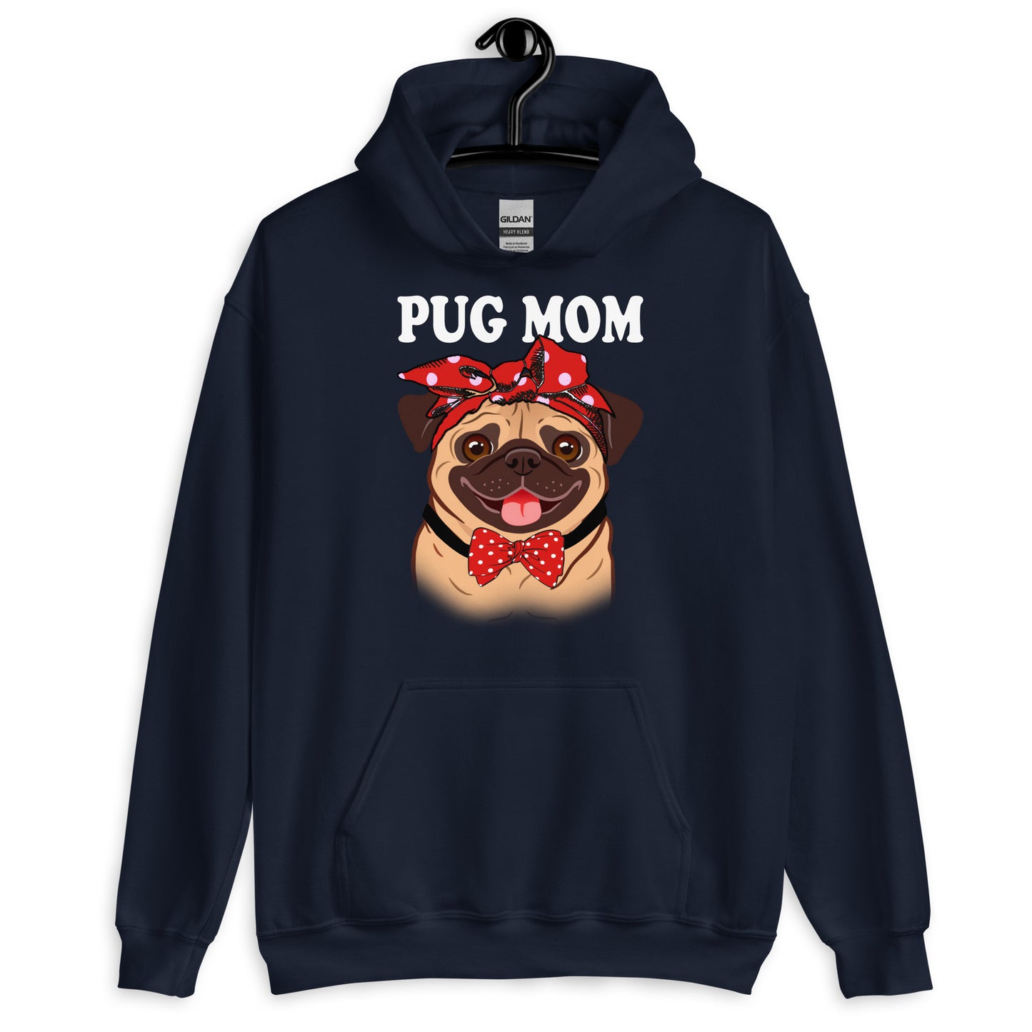 Pug Dog Mom Hoodie