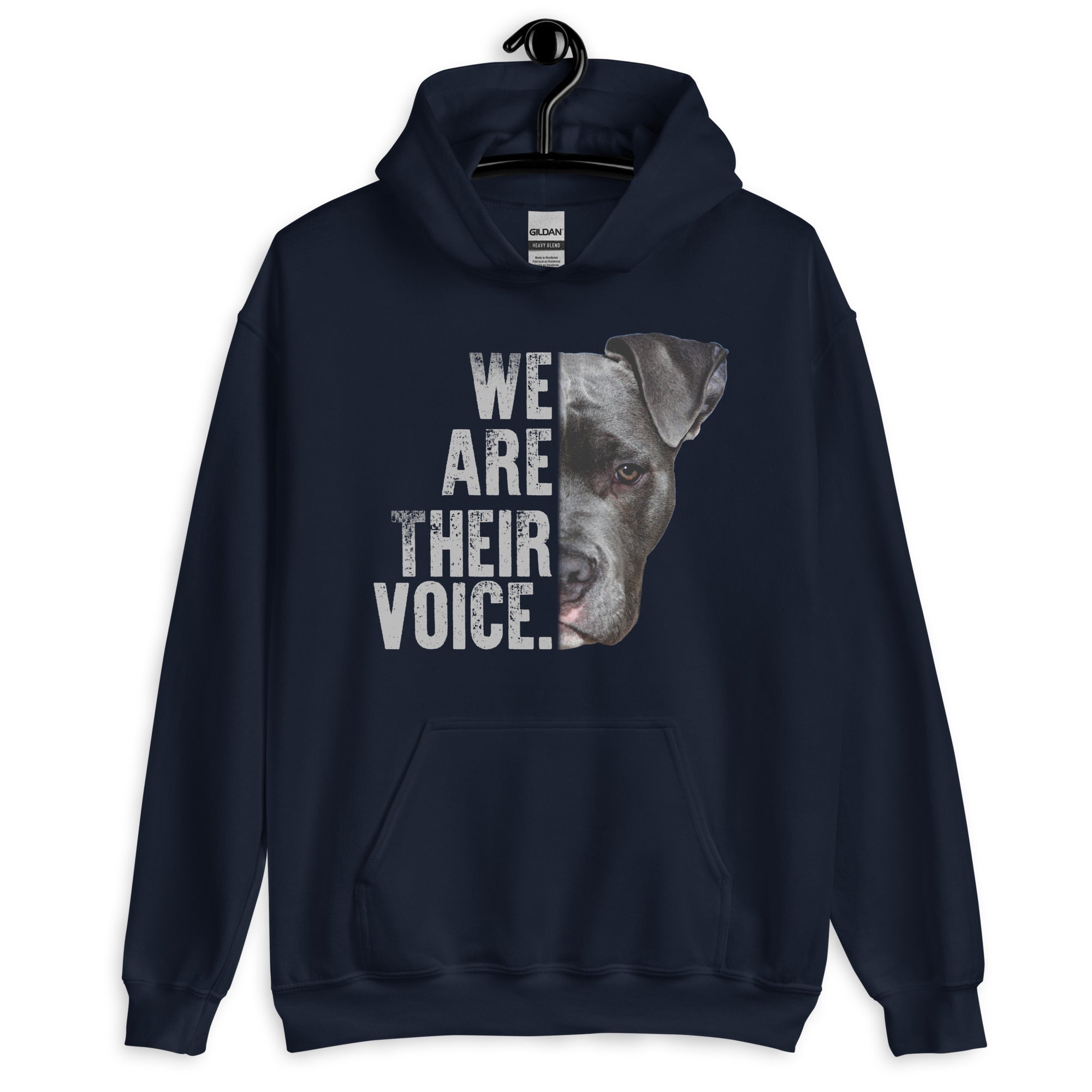 We are Their Voice Dog Rescue Hoodie Paws Are Good