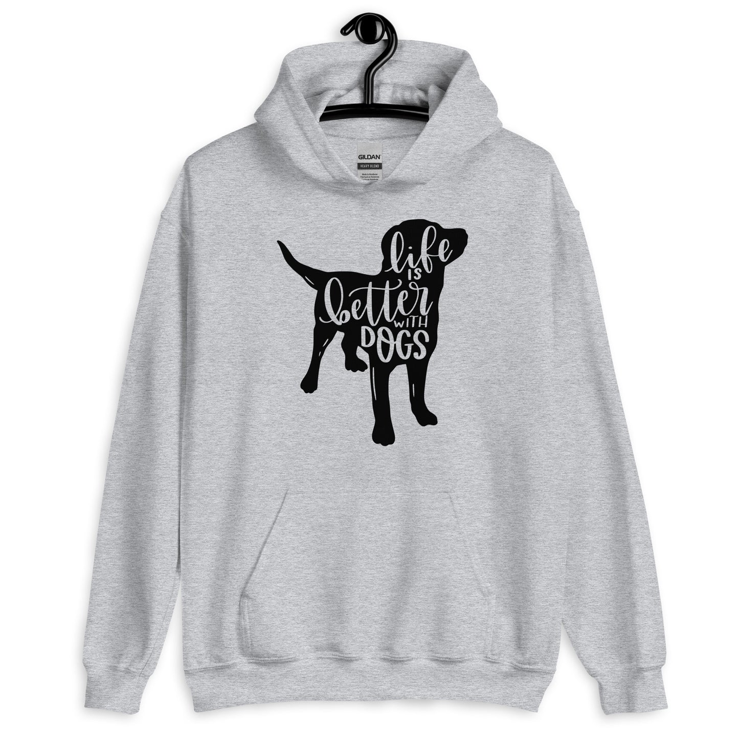 Life is Better With Dogs Unisex Hoodie