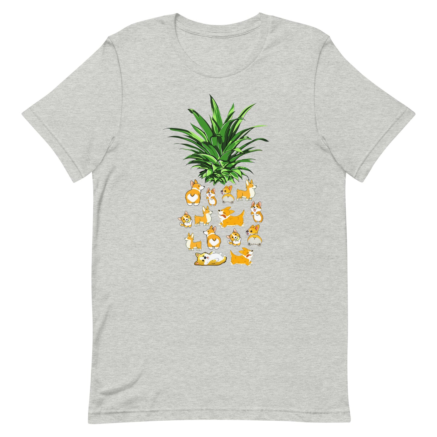 Corgi Pineapple Dog Lover T-Shirt