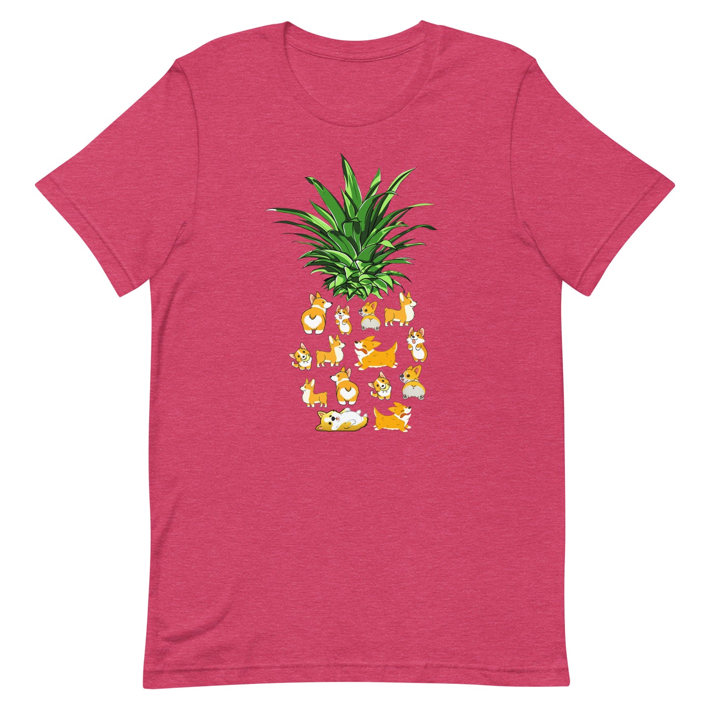 Corgi Pineapple Dog Lover T-Shirt