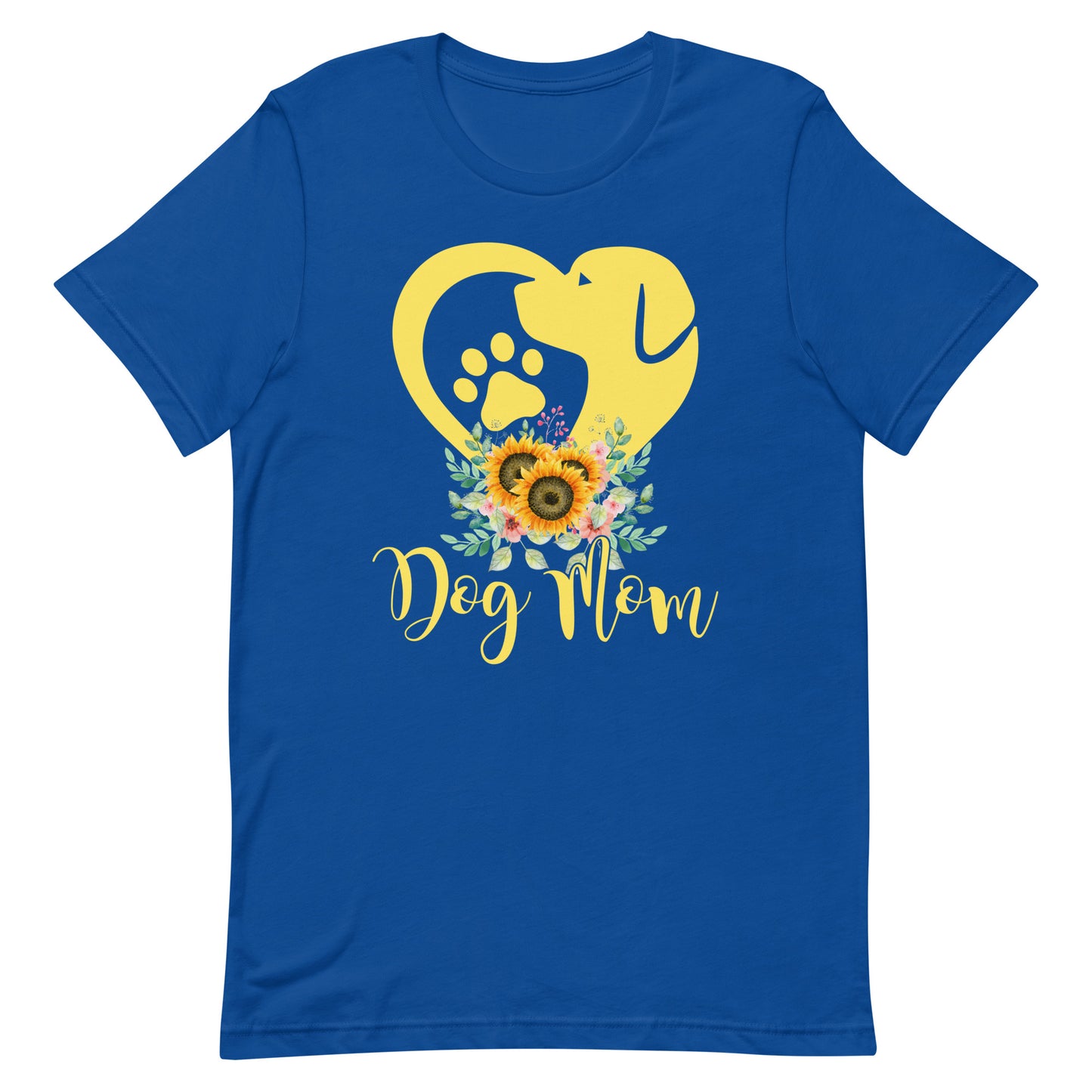 Sunflower Dog Mom T-shirt