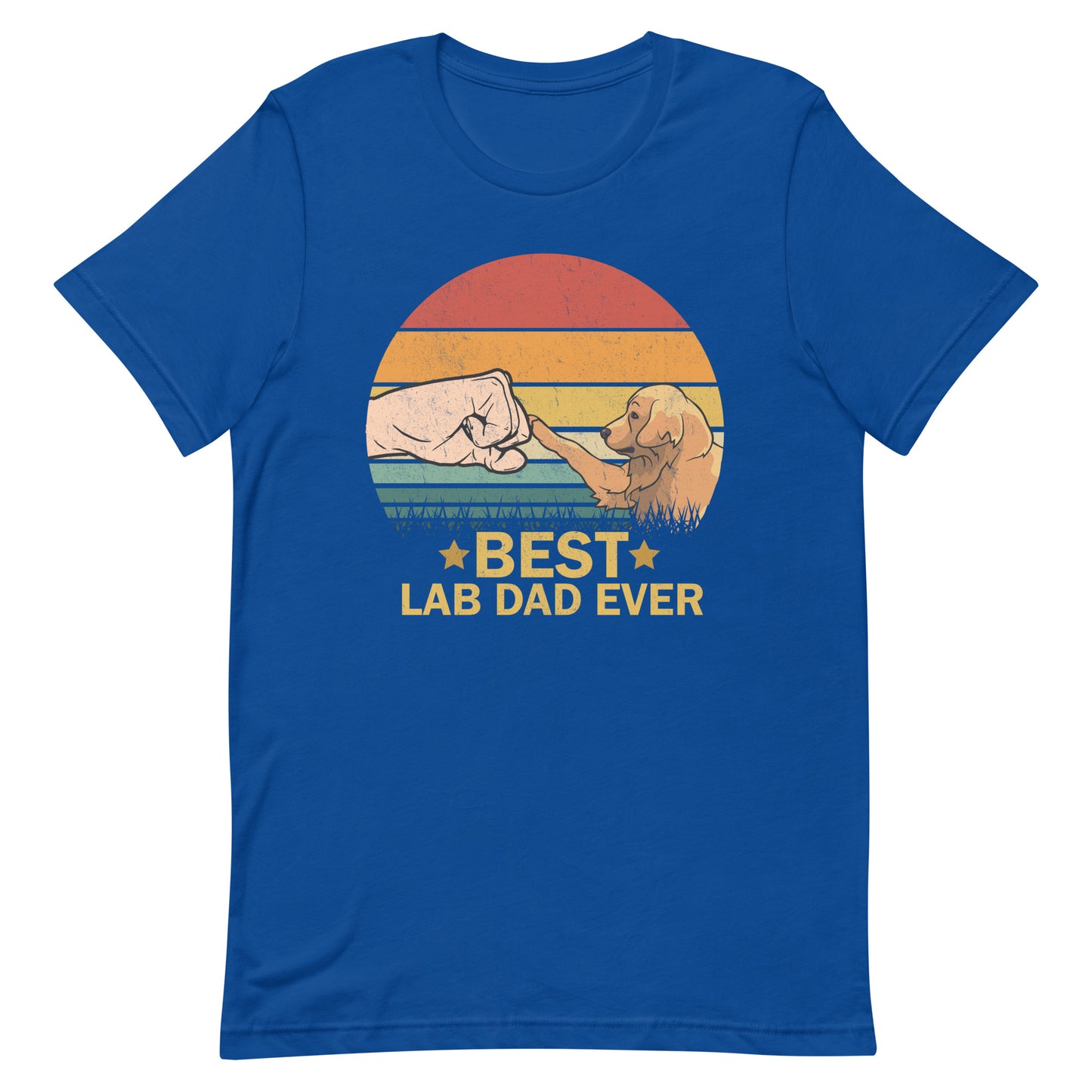 Best Lab Dad Ever Dog Dad T-Shirt