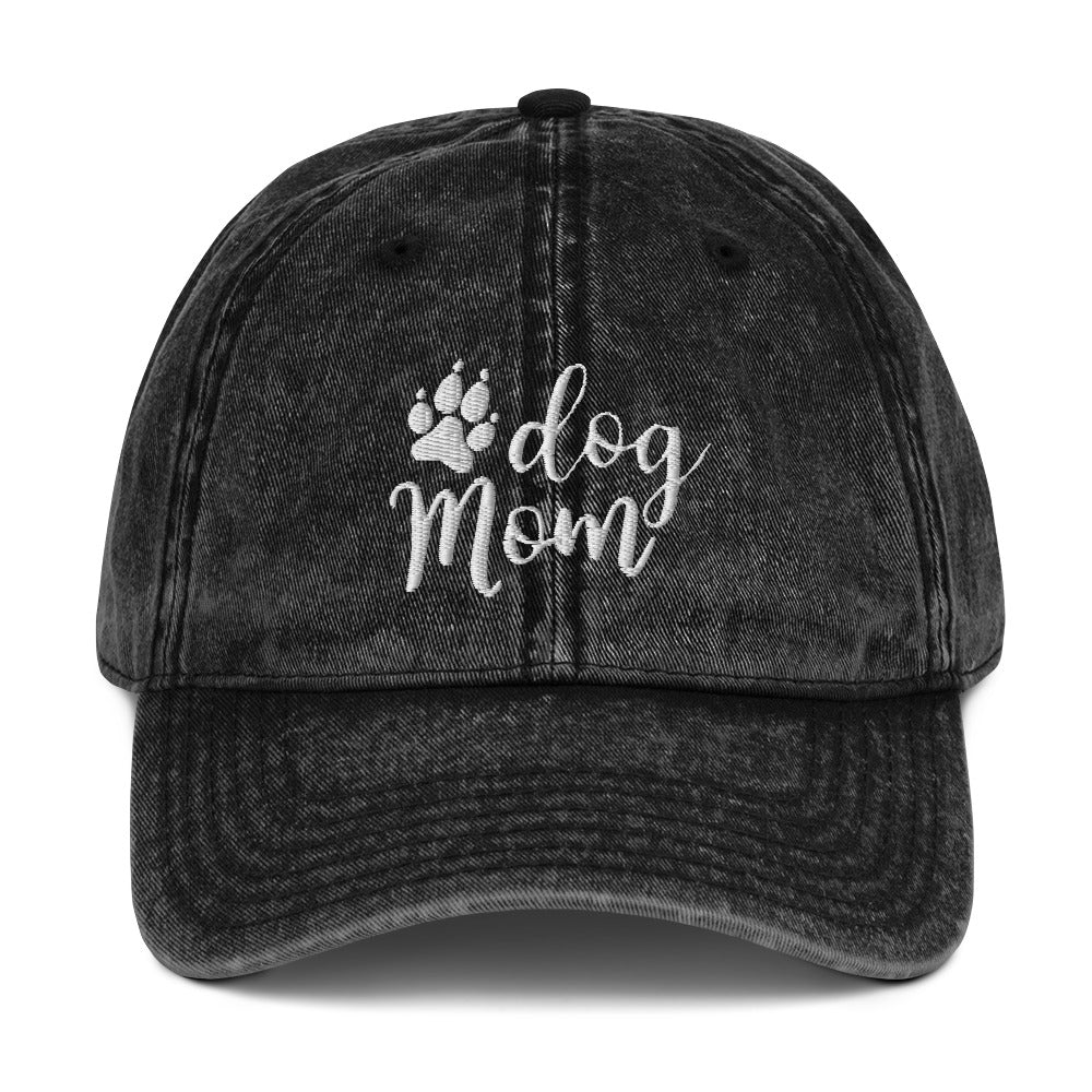 Dog Mom Vintage Baseball Hat
